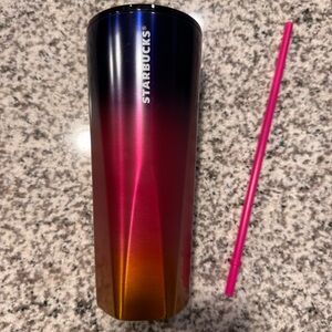 Starbucks Summer 2022 Sunset Ombré Stainless Steel Tumbler Venti 24oz